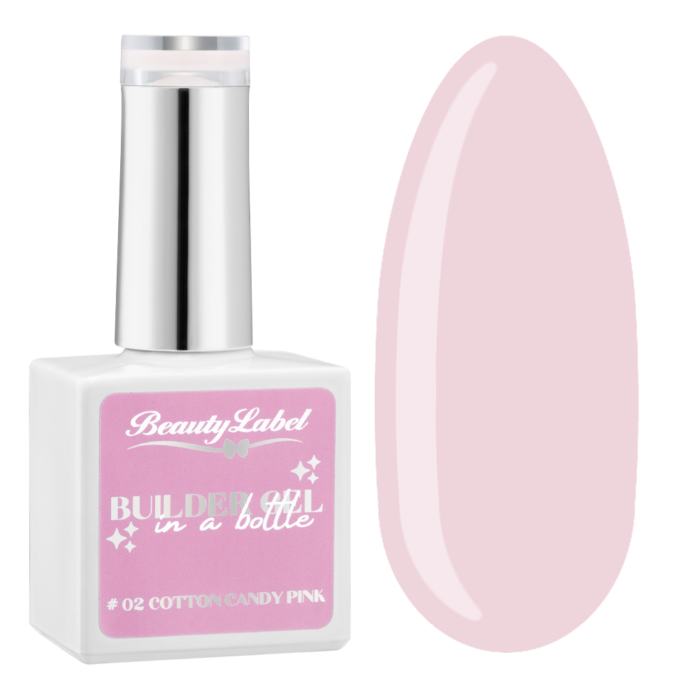 Beauty Label Builder in a bottle #02  Cotton Candy Pink 