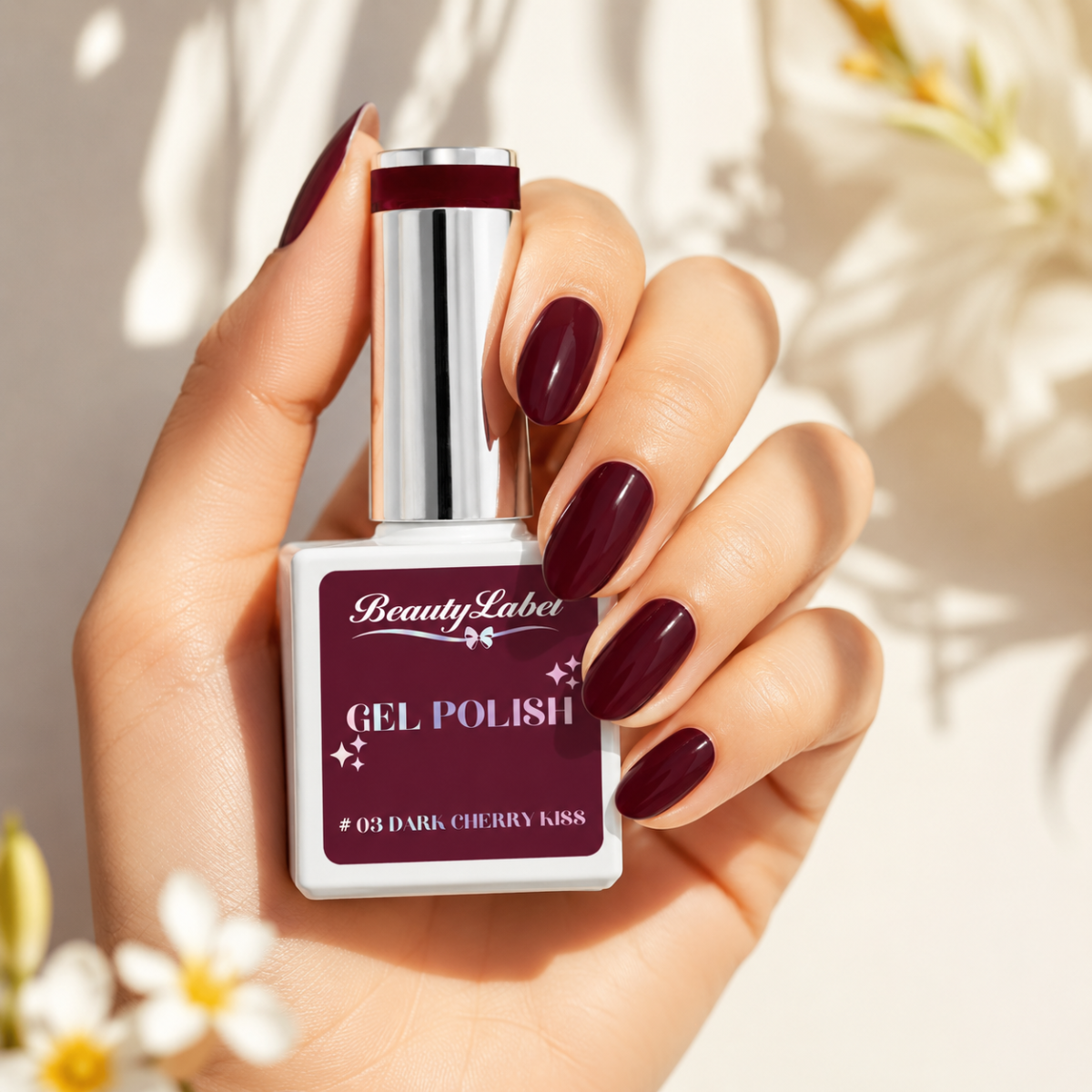 Beauty Label Gelpolish #03 Dark Cherry kiss - TPO vrij