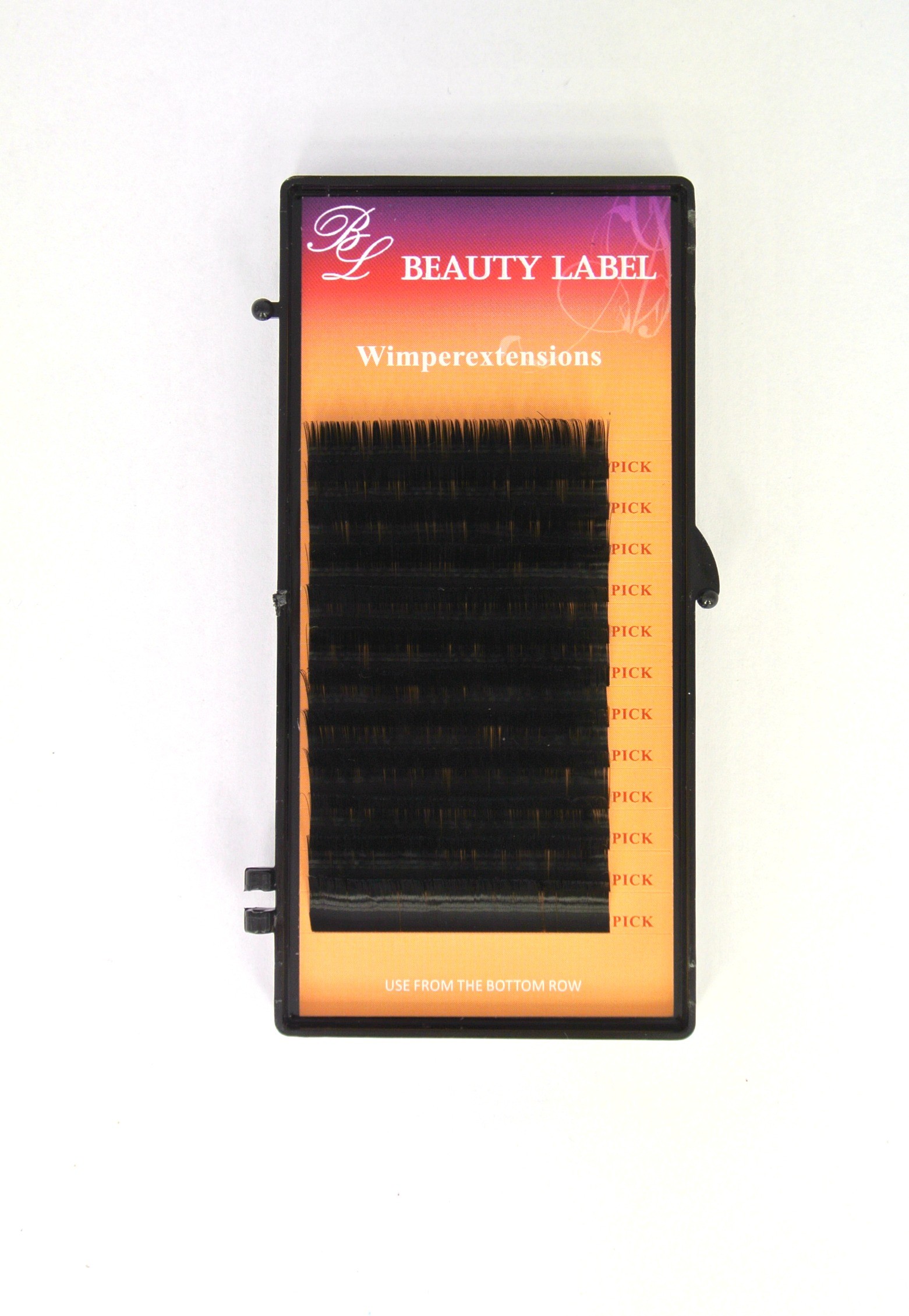 Beauty Label B krul super zachte volume wimpers voor de proffesionele wimperstyliste te gebruiken.
