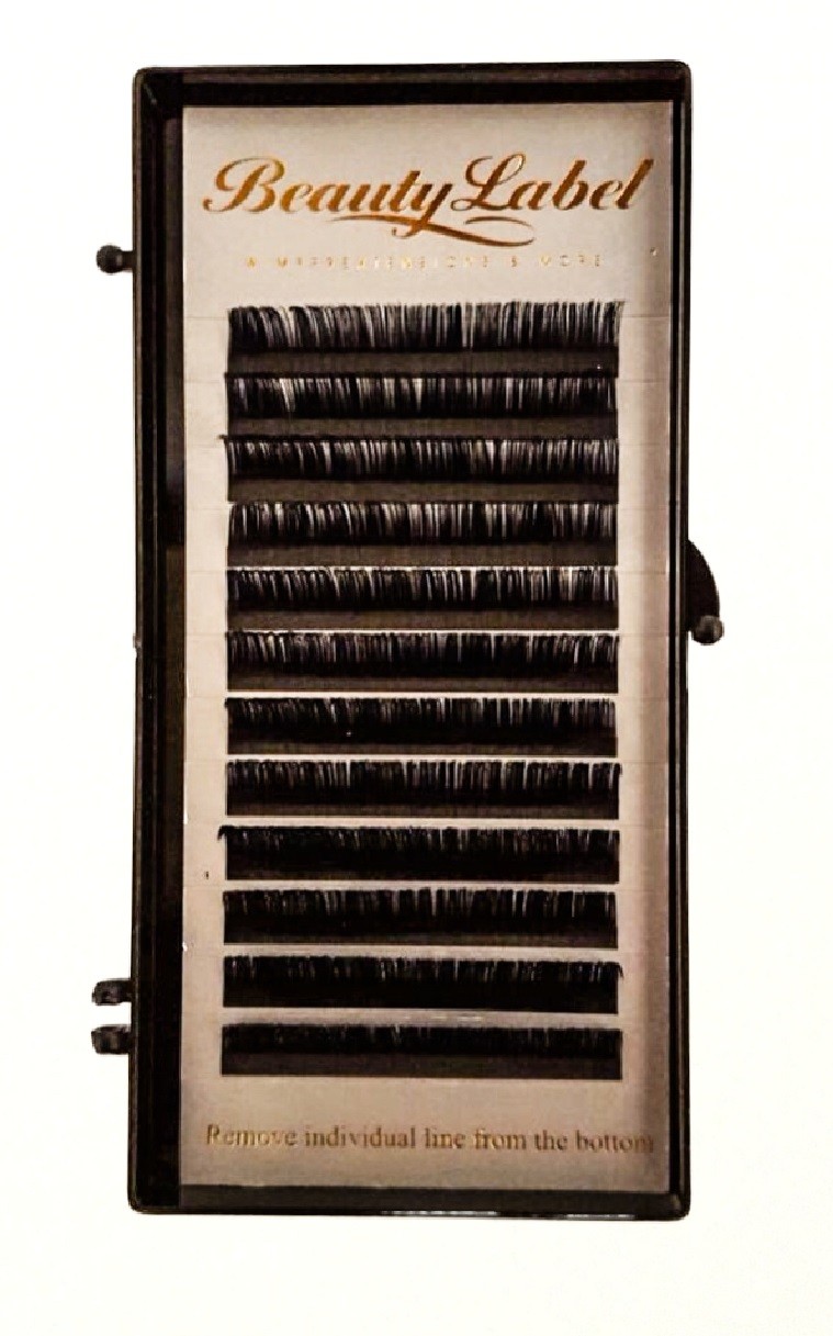 Beauty Label Flat lashes D krul, platte volume wimpers voor een betere hechting. De wimpers zijn zachter en dunner en geeft nu n