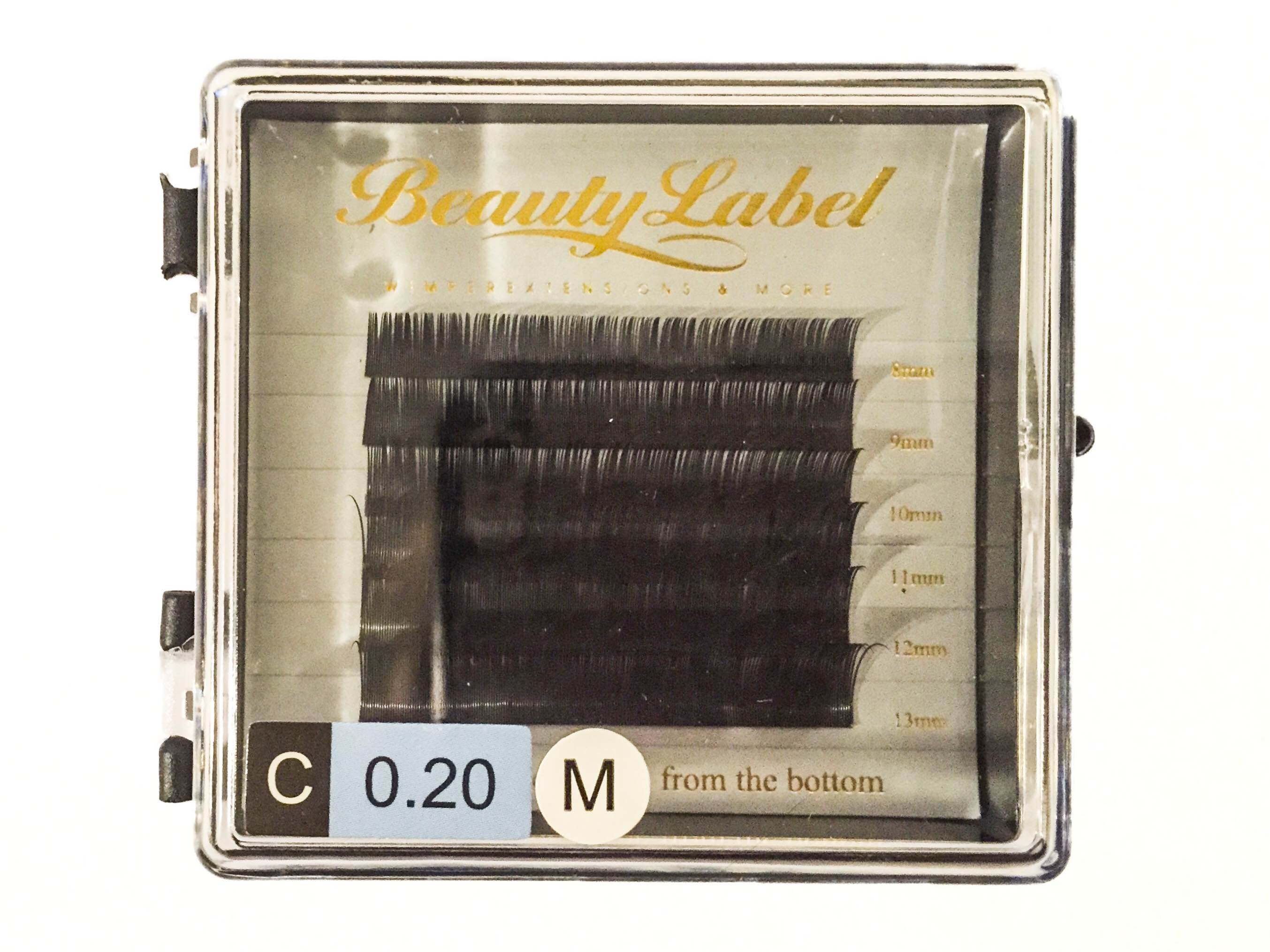 Beauty Label D krul Nieuw mix super zachte volume wimpers voor de proffesionele wimperstyliste te gebruiken.
