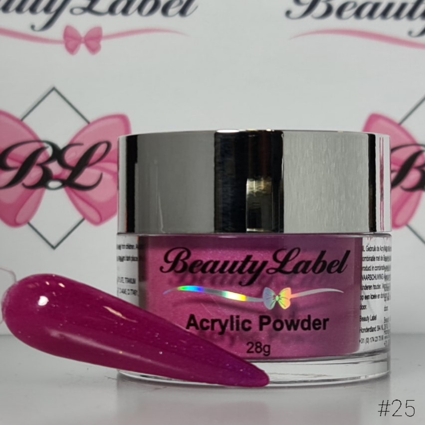 Beauty Label Color Acrylic Powder #25