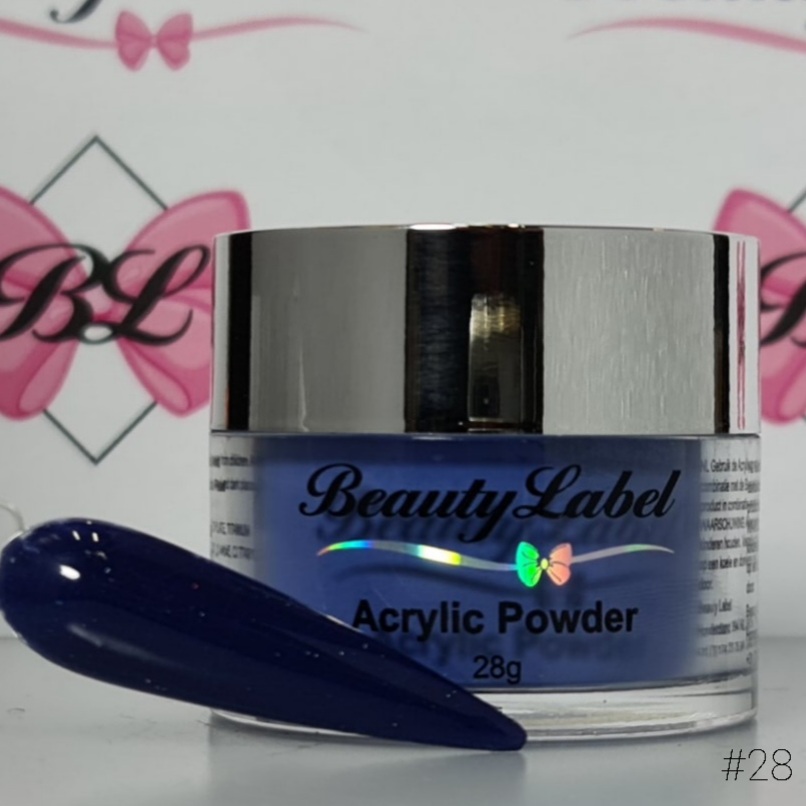 Beauty Label Color Acrylic Powder #28