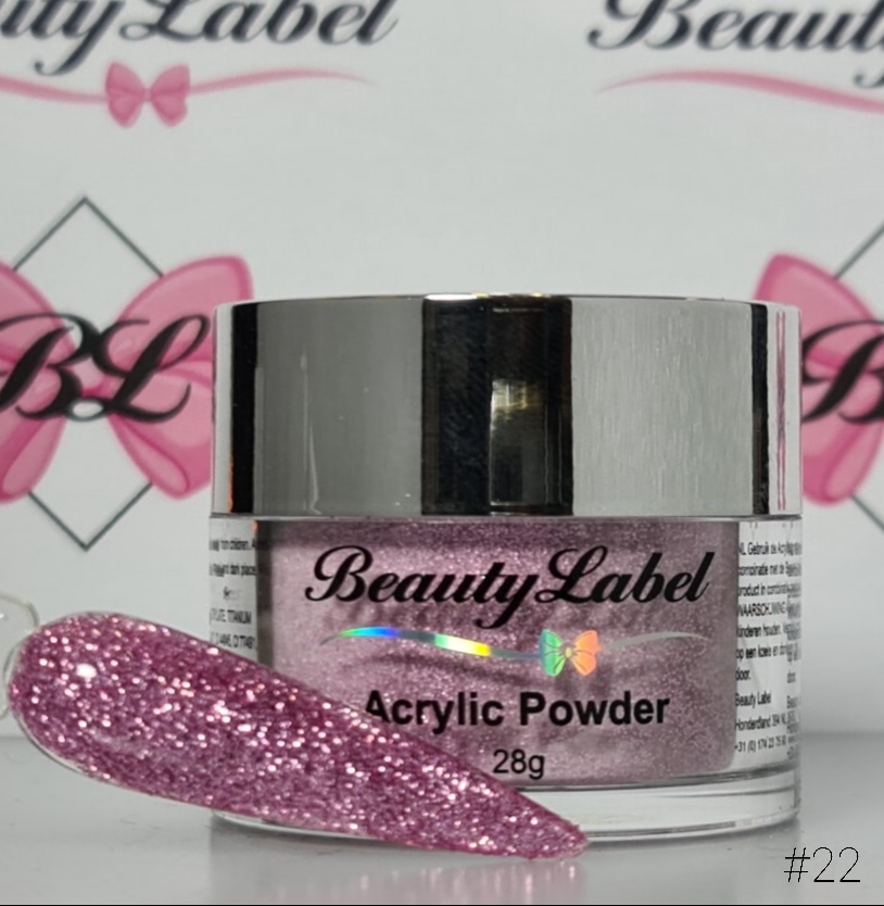Beauty Label Acrylic Color Powder #22