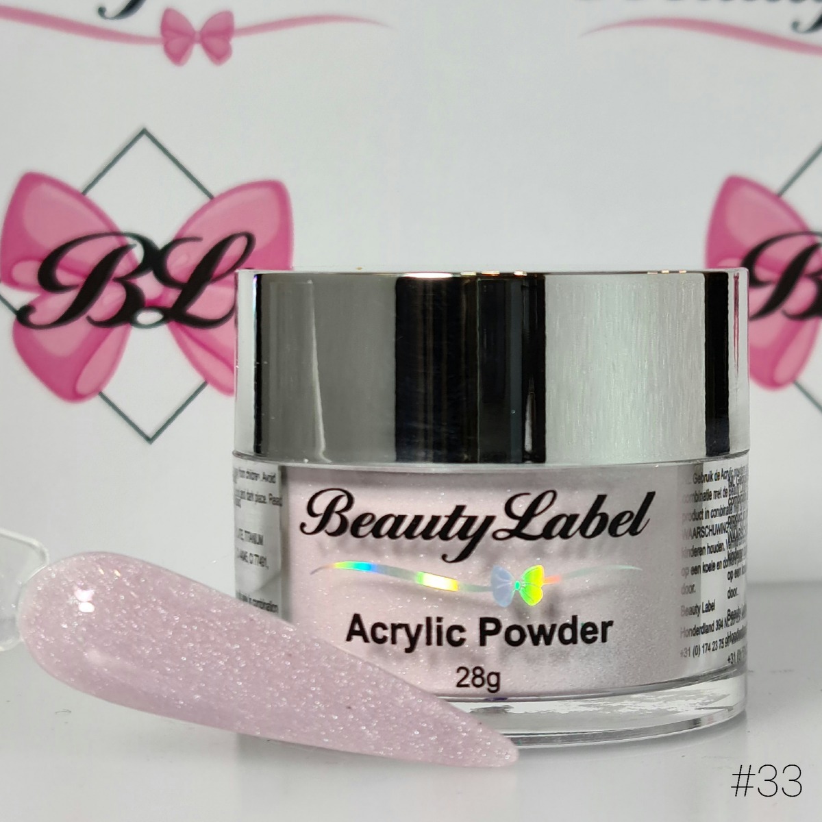 Beauty Label Color Acrylic Powder #33