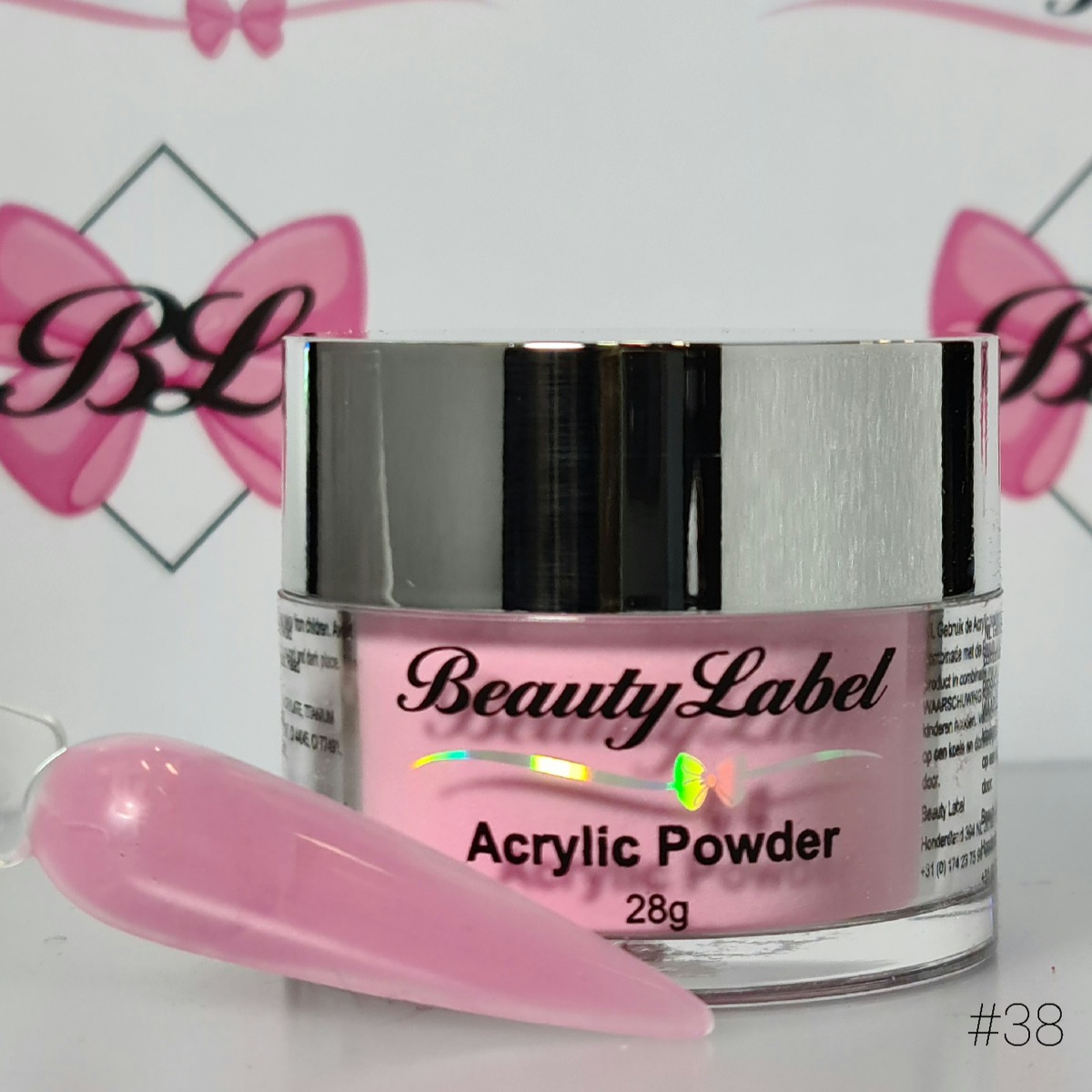 Beauty Label Color Acrylic Powders #38