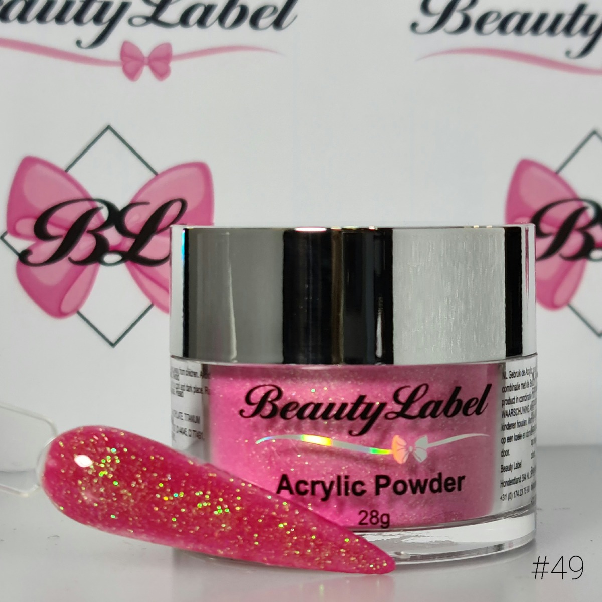 Beauty Label Color Acrylic Powder #49