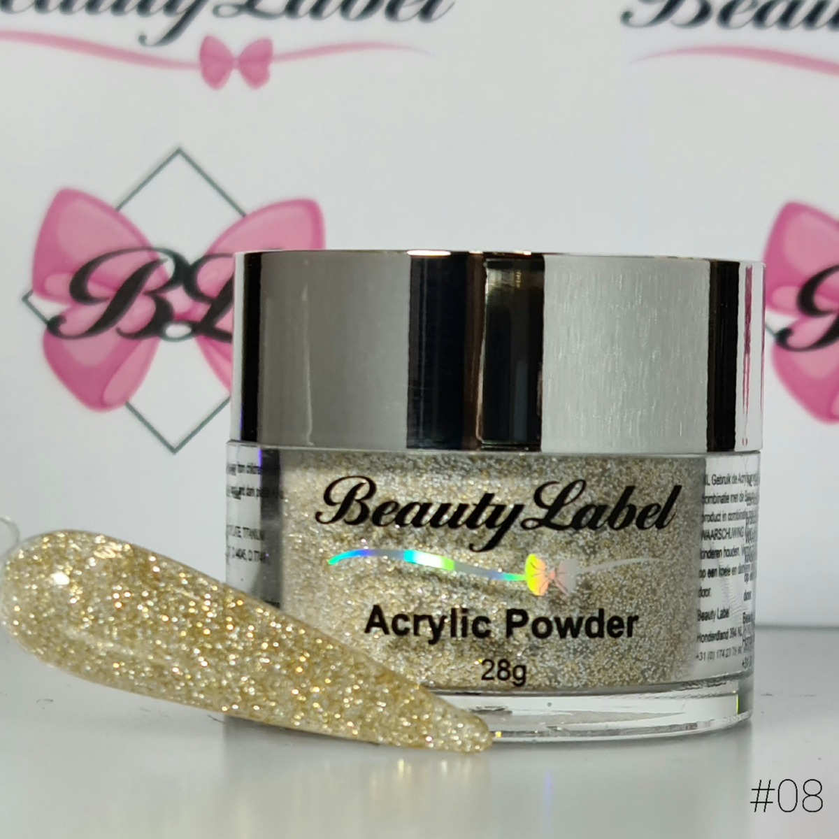 Beauty Label Acrylic Color Powder #08