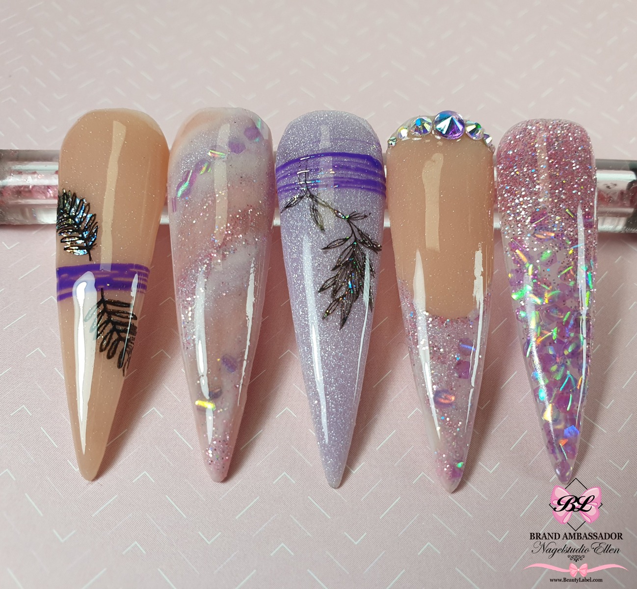 Beauty Label Acrylic Powders - Cover Sparkling Peach