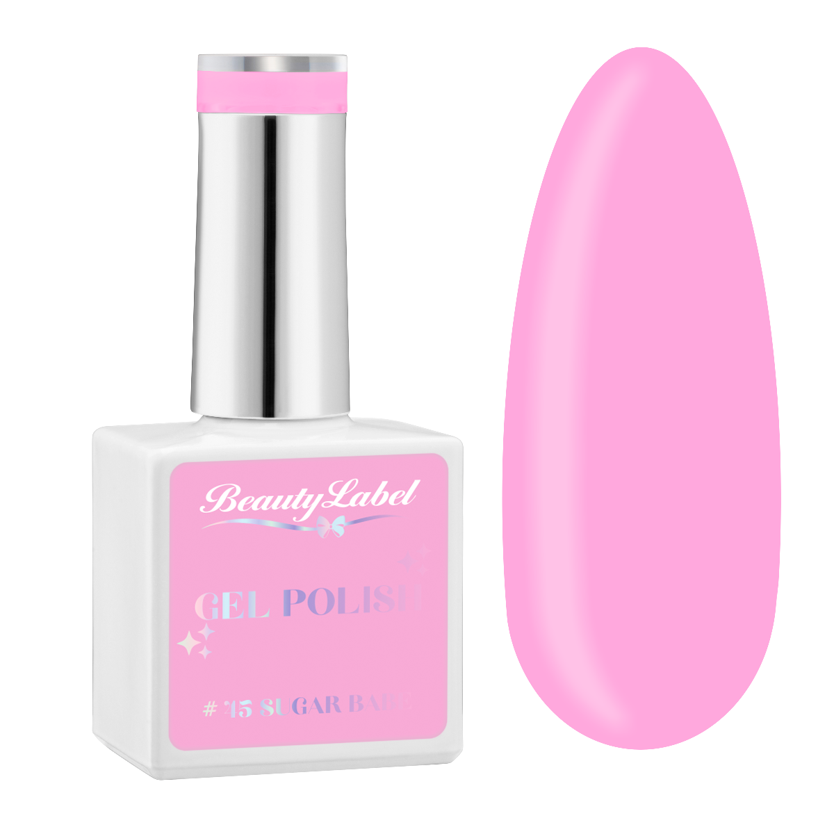 Beauty Label gellak 45 in een rijke rode kleur, ideaal voor een klassieke en elegante nagellook