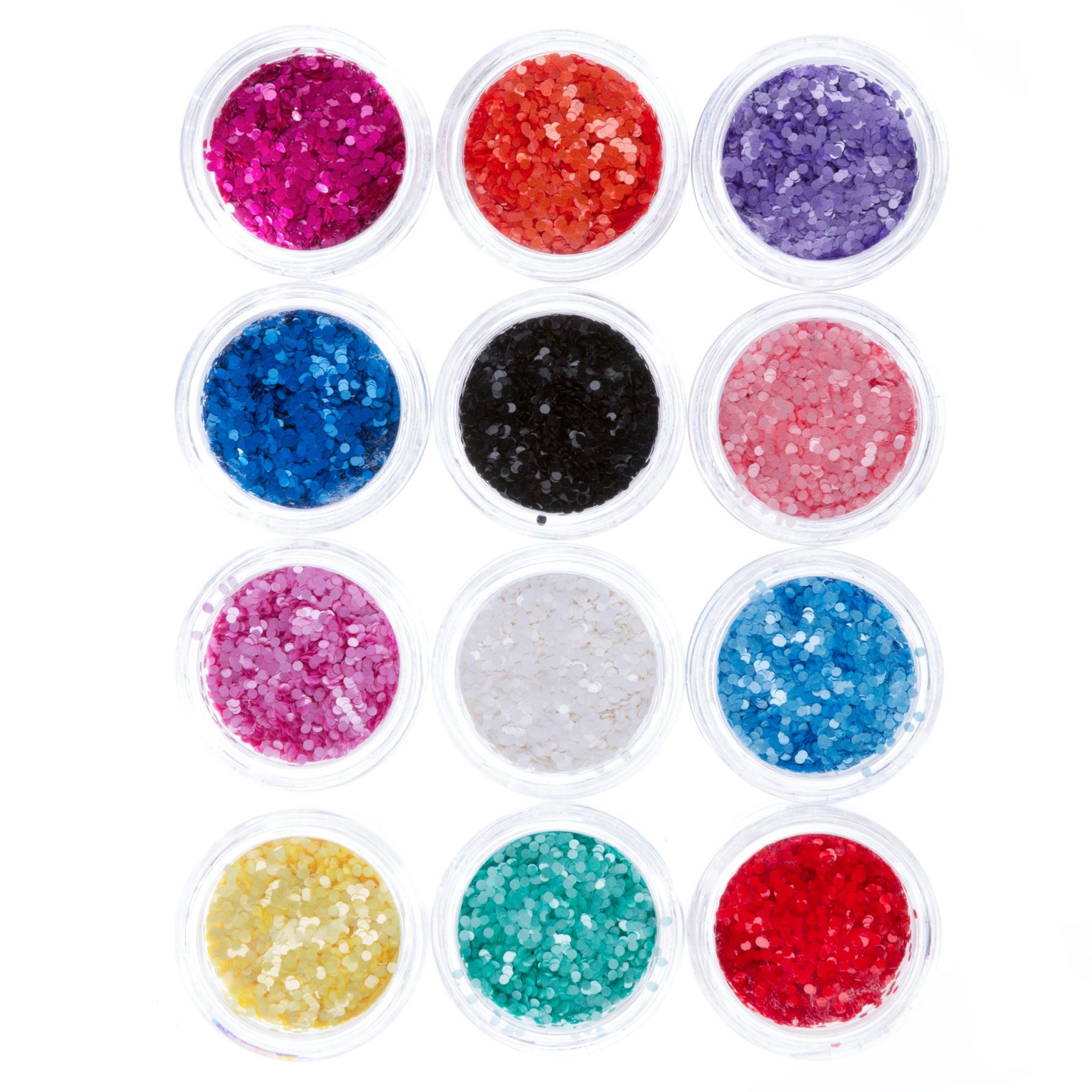 Quida confetti 1mm set 12
