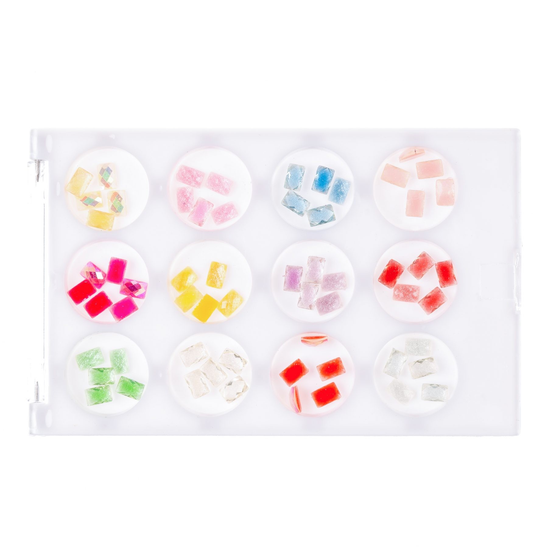 Quida jewelry stone square set 12