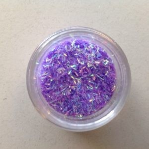 Quida flitters paars 5 gr