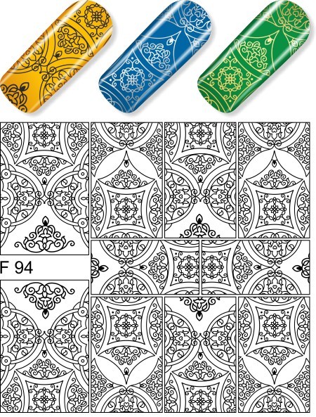 Quida water decal F94 black