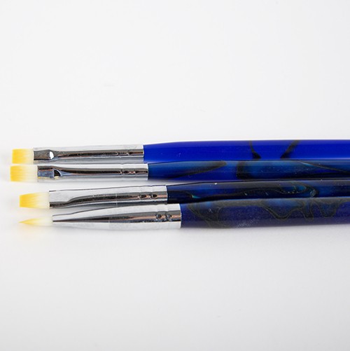 Gelpenselenset Blauw 4 stuks
