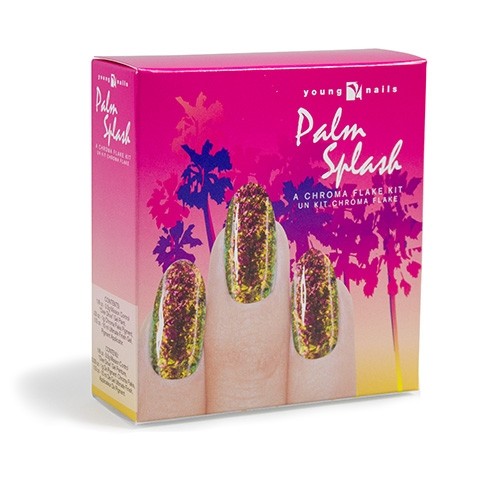 Young Nails Palm Splash Chroma Flake Kit