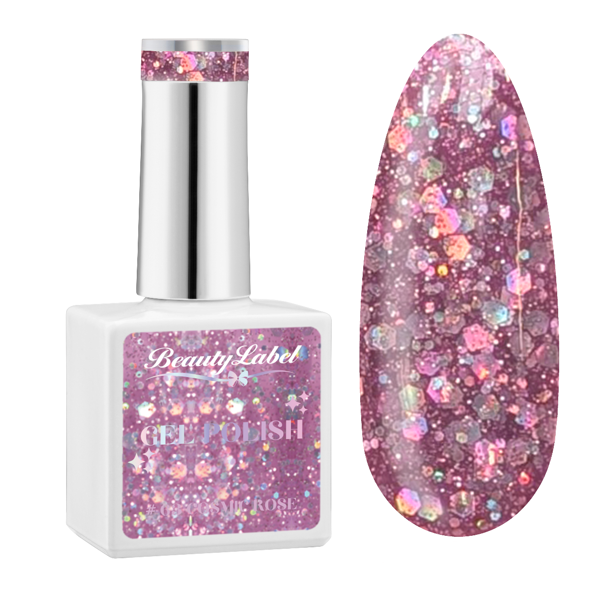 Beauty Label Gelpolish #63 - Cosmic Rose - TPO vrij