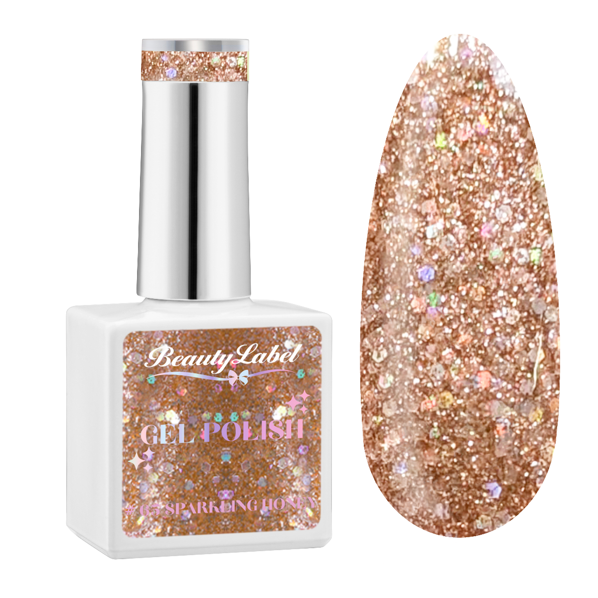Beauty Label Gelpolish #65 - Sparkling Honey - TPO vrij