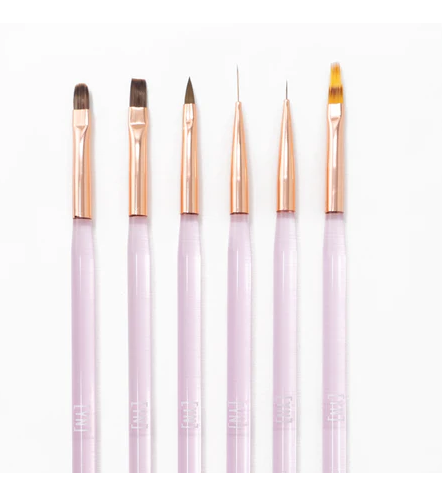 Young Nails Art Brushes Set 6 pcs