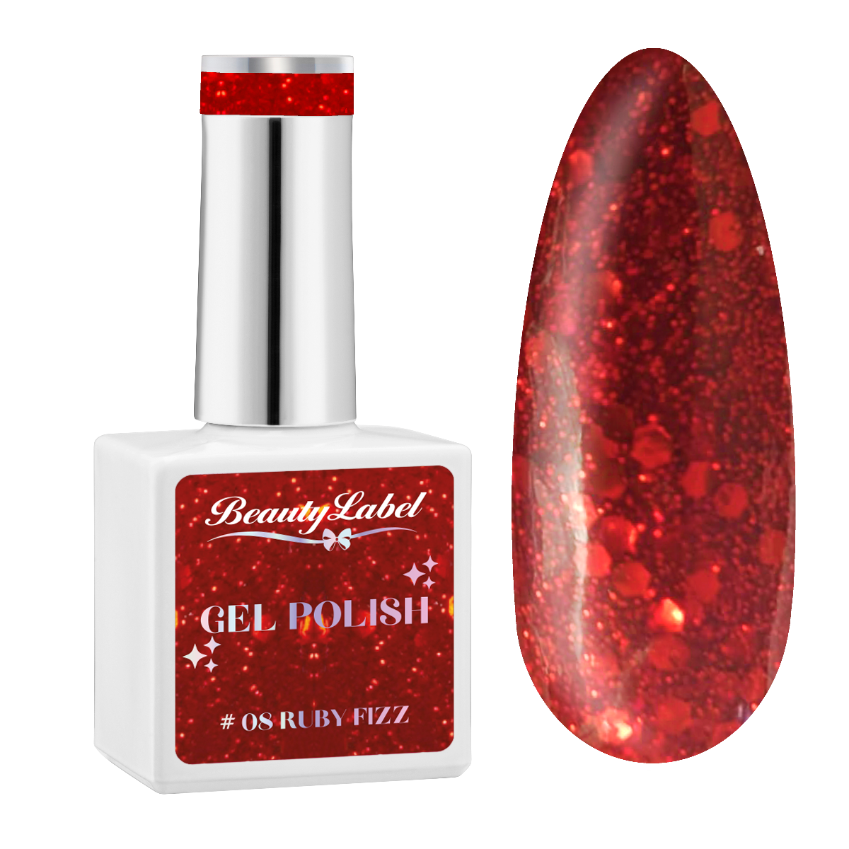 Beauty Label Gelpolish #08 Ruby Fizz - TPO vrij