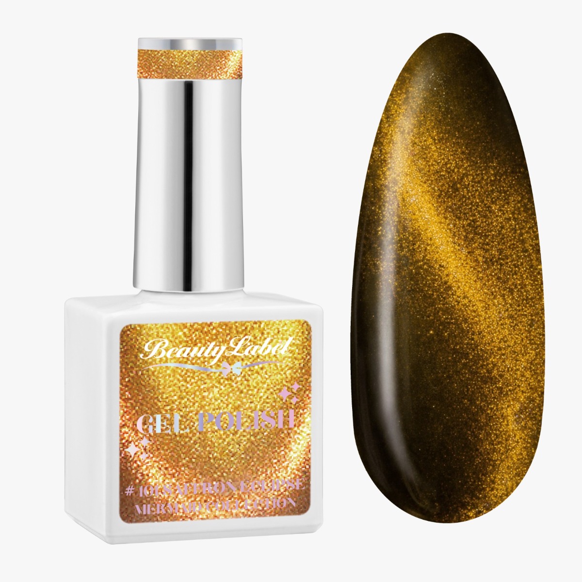 Beauty Label Cat Eye Mermaid  Gelpolish #101- Saffron Eclipse