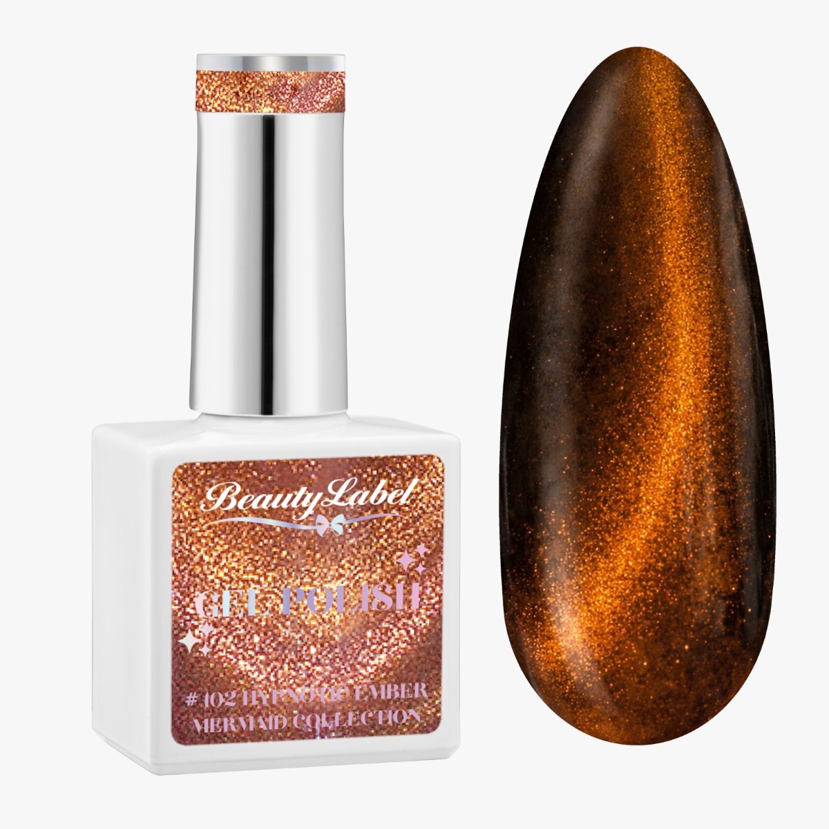 Beauty Label Mermaid Cat Eye Gelpolish #102 - Hypnotic Ember