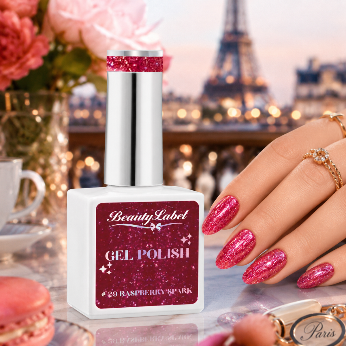 Beauty Label Gelpolish #29 Raspberry Spark - TPO vrij