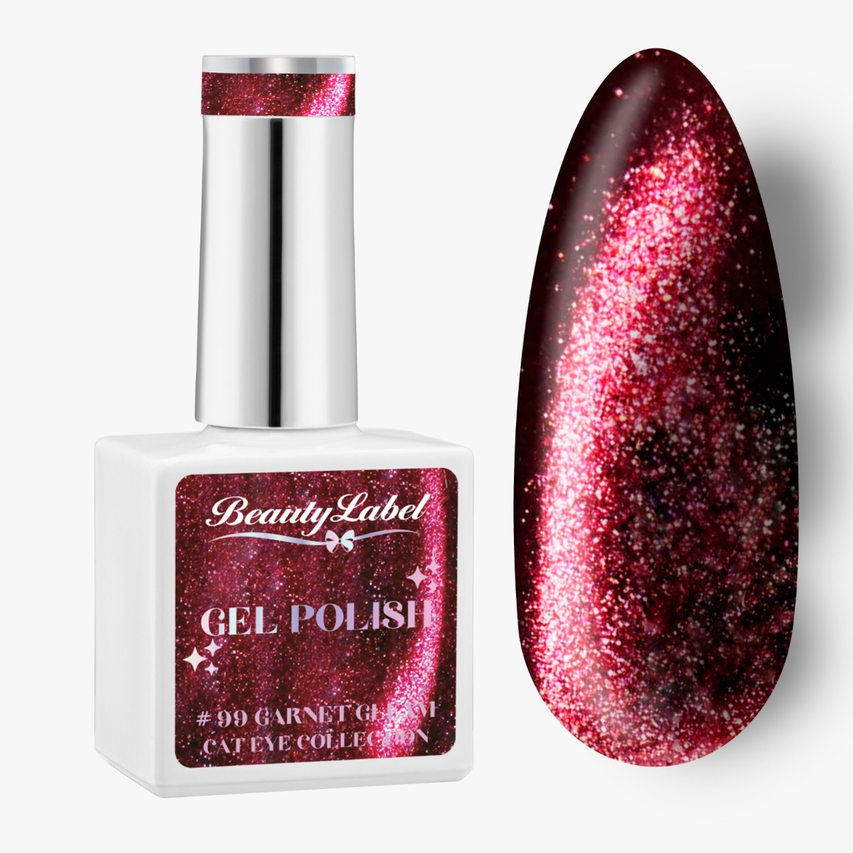 Beauty Label Cat Eye Gelpolish #99 - Garnet Gleam
