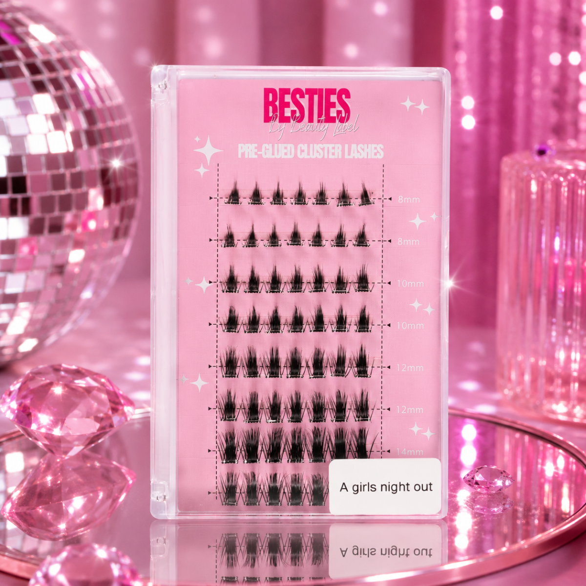 Beauty Label Besties - Pre Glued Lashes - A Girls Night Out