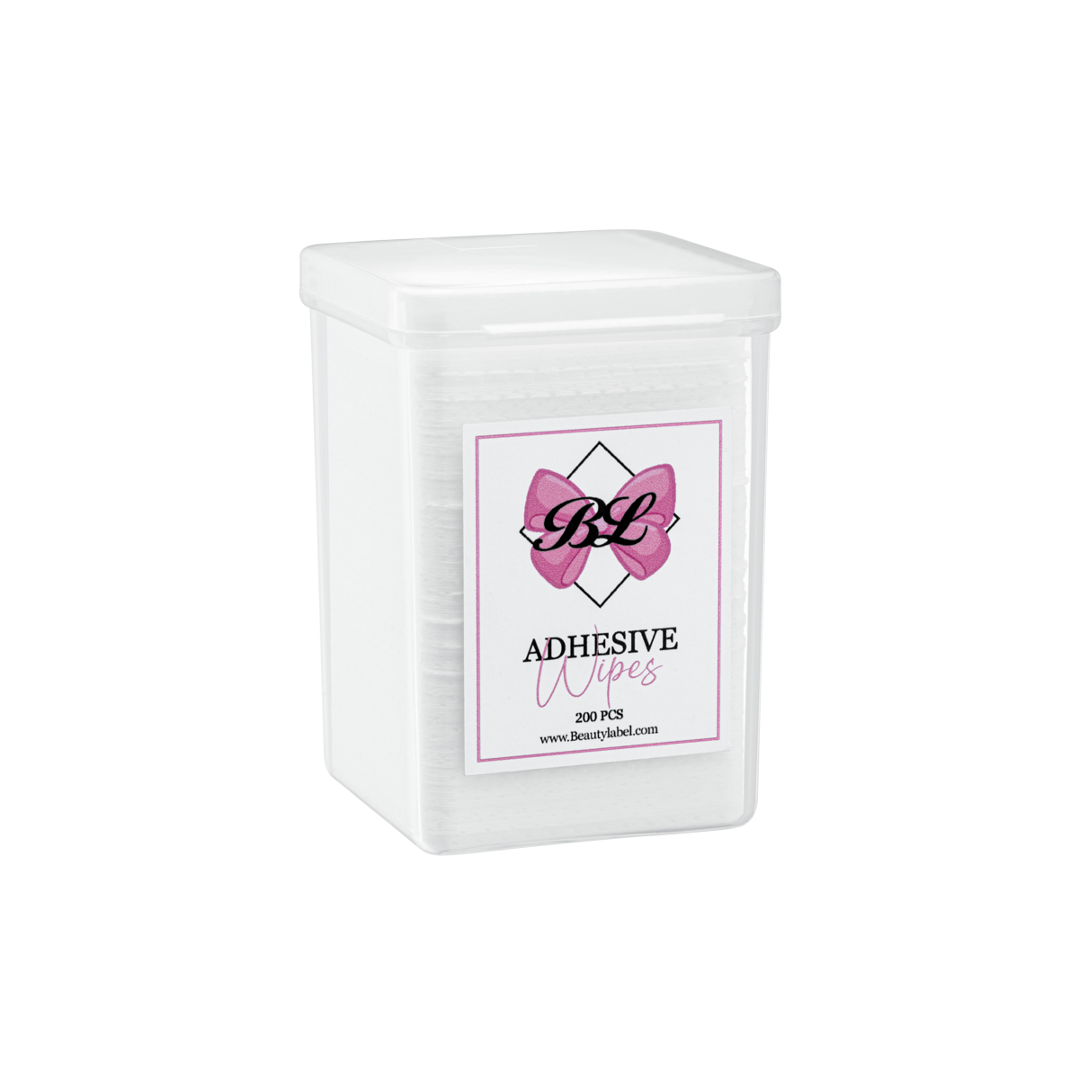 Beauty Label adhesive wipes