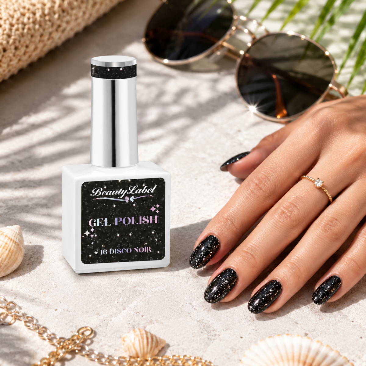 Beauty Label Gelpolish #16 Disco Noir - TPO vrij