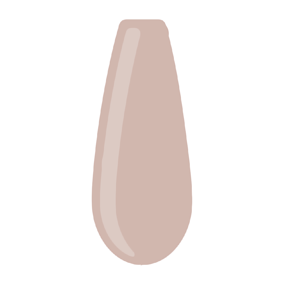 Beauty Label Acrylic Color Powder #37 in een taupe-grijze kleur, perfect voor een neutrale en stijlvolle nagellook.