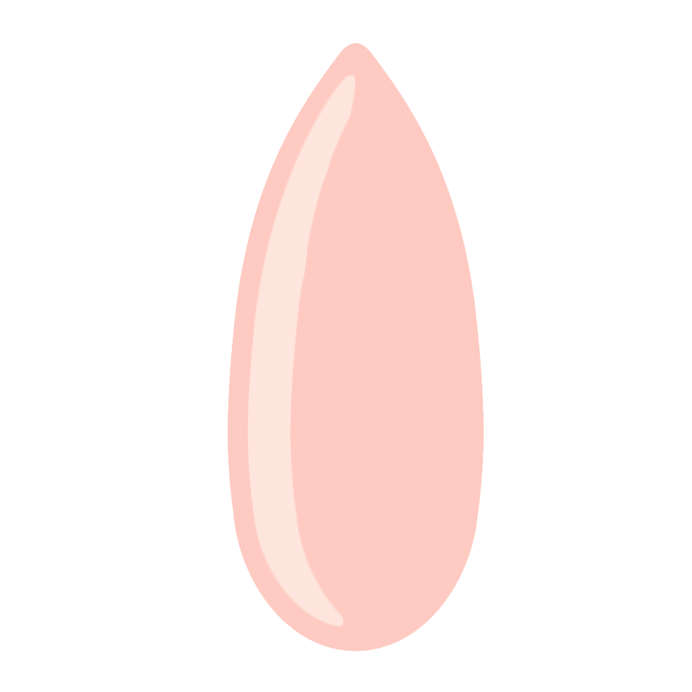 Beauty Label Acrylic Powder - Cover Peach, een warme perzikkleurige acrylpoeder met een natuurlijke dekking, ideaal voor een frisse nude look.