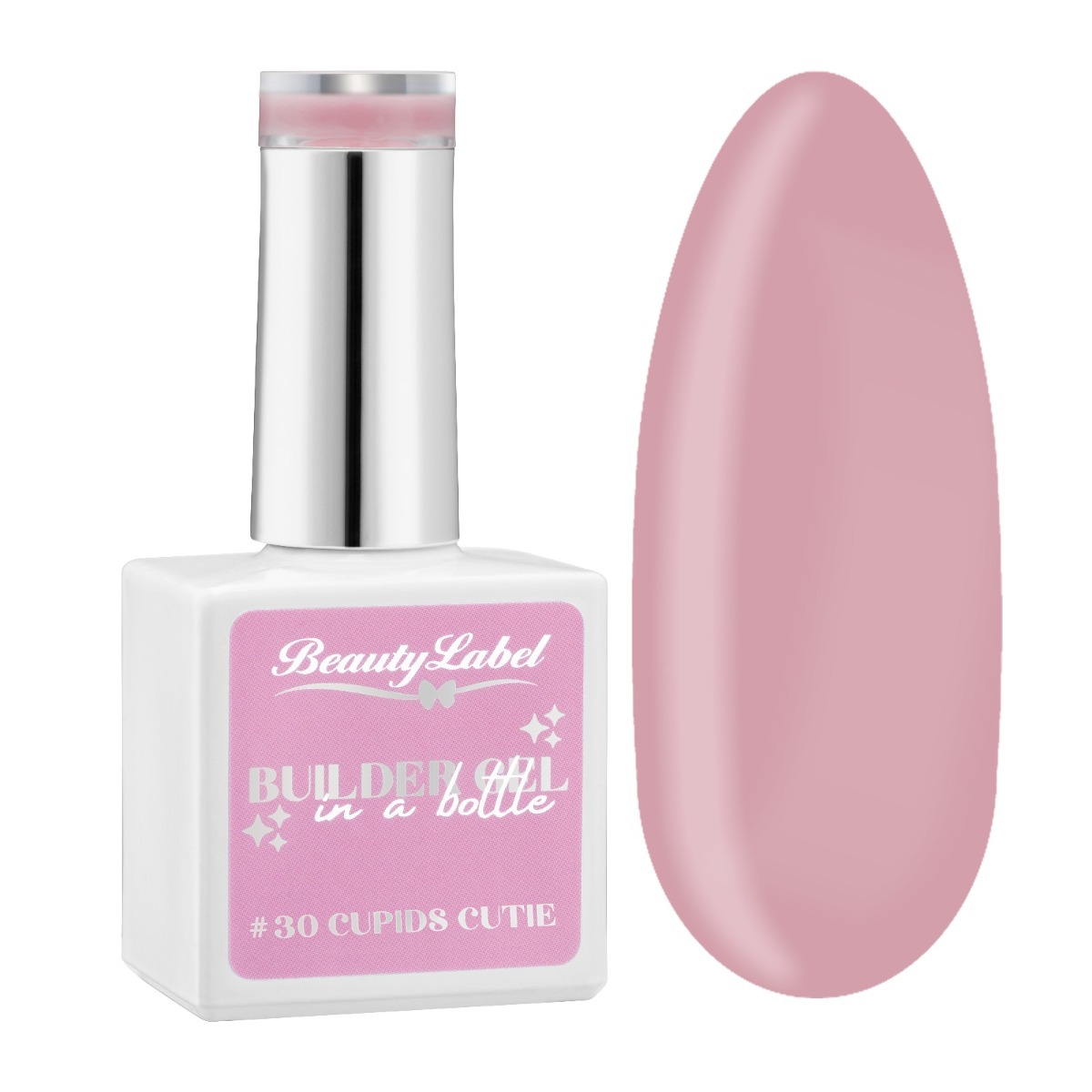 Beauty Label Builder in a Bottle #30 Cupid's Cutie met een speelse roze kleur vol liefde en charme