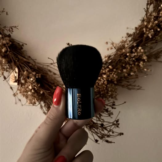 Bolero Poeder kwast kortere Steel