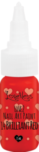 LoveNess | Love 2 Nail Art Paint Brilliant Red 014