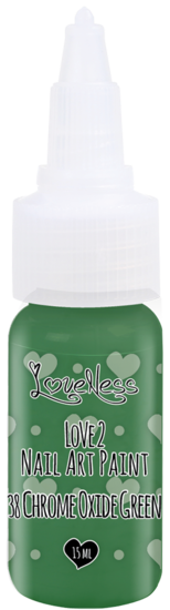 LoveNess | Love 2 Nail Art Paint Chrome Oxide Green 038