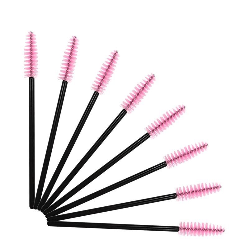 informeel regio advies Mascara borsteltjes licht roze/ zwart - Beauty Label