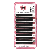 Beauty Label D krul Nieuw super zachte volume wimpers voor de proffesionele wimperstyliste te gebruiken.