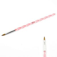 Nail Art / acryl Penseel swirl roze NR 6