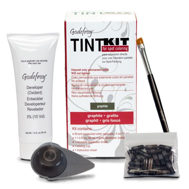 Godefroy Eyebrow Tint Kit - Kleur - Graphite