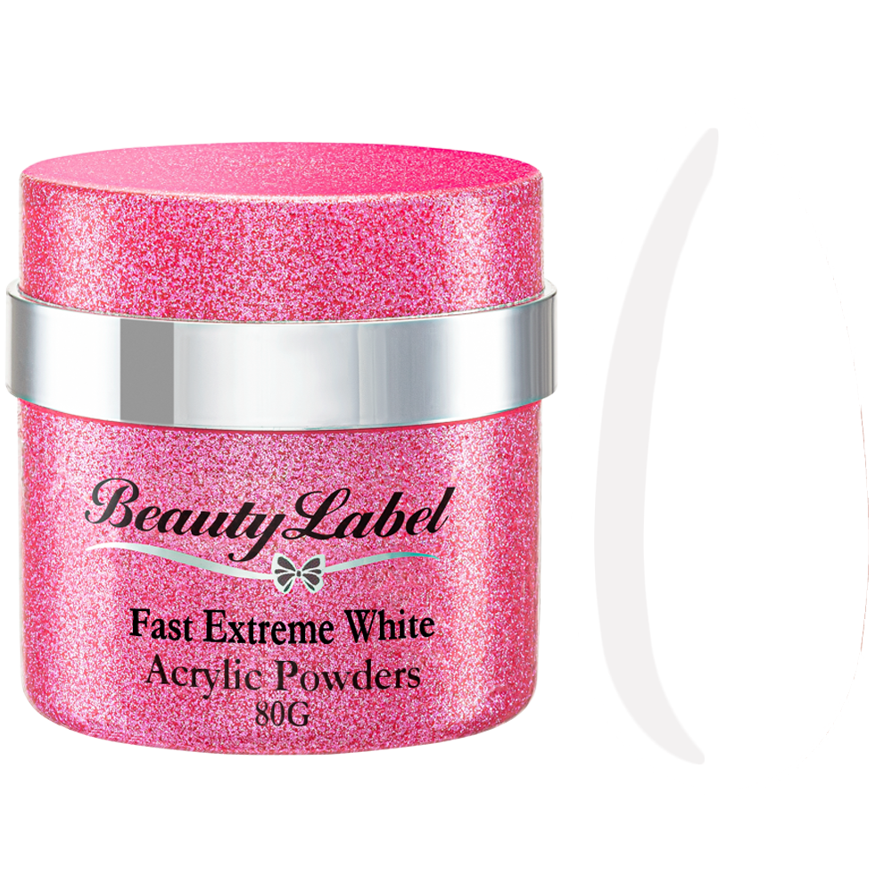 Beauty Label Acrylic Powders - Fast Extreme White