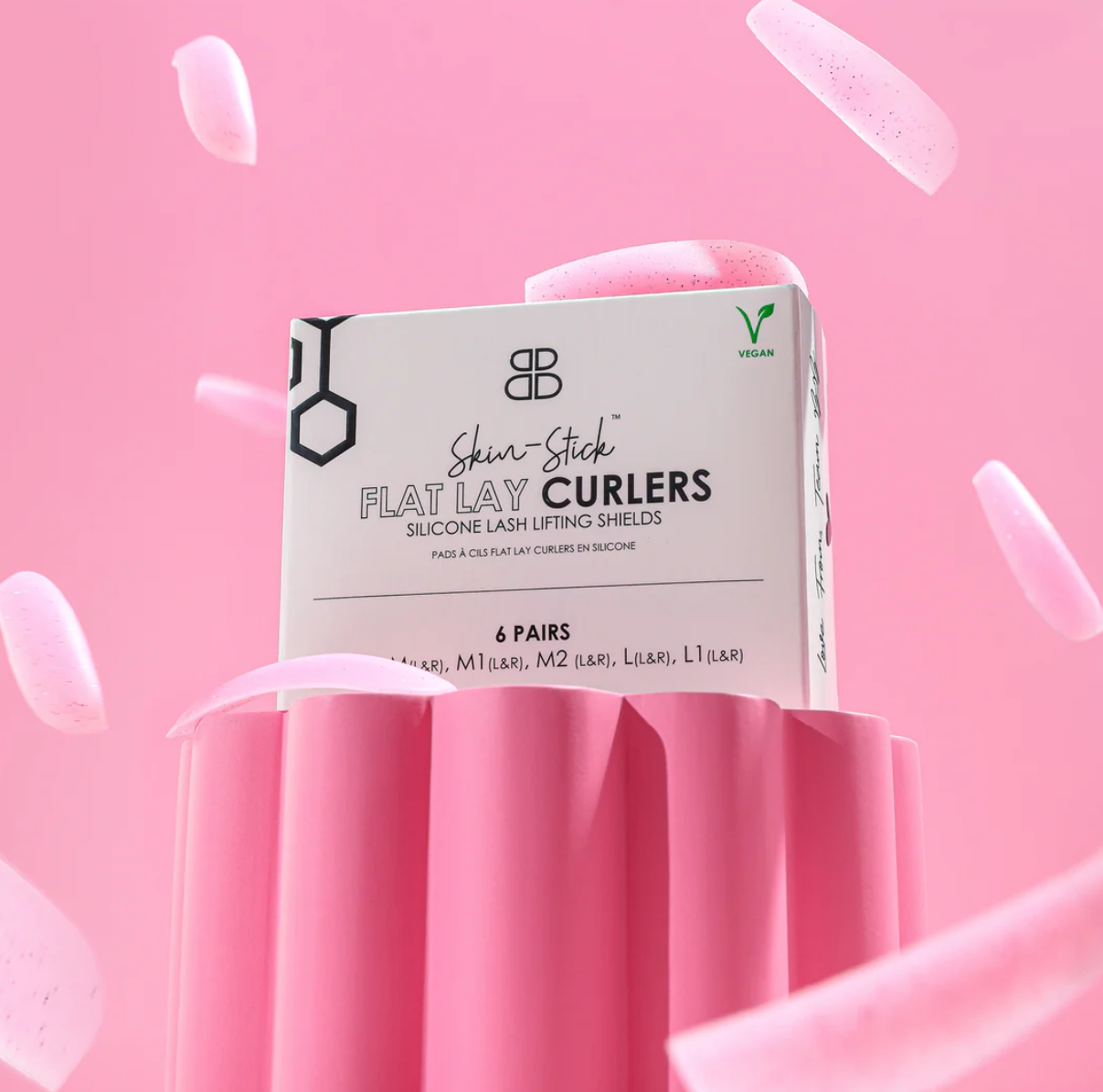 Beautiful Brows & Lashes Skin Stick Flat Lay Curlers - Lashlifting Shields