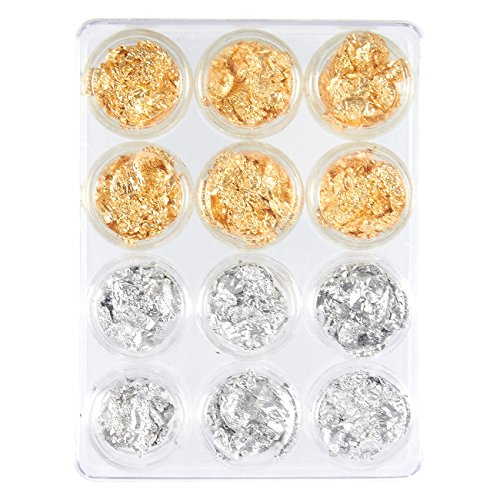 Foil Set Silver-Gold 12 stuks