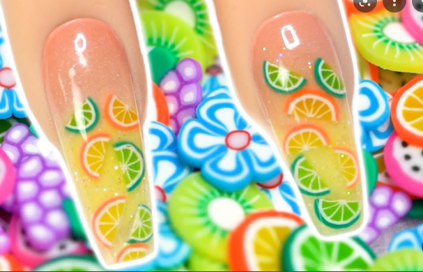 Young Nails -FRUIT COCKTAIL NAIL CHARMS KIT