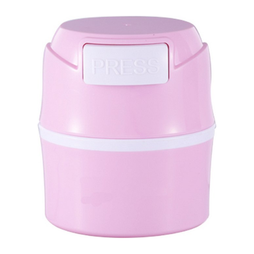 Beauty Label Luchtdichte lijmcontainer roze/wit