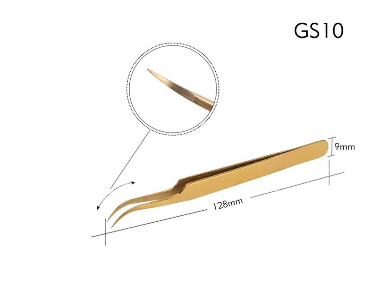 Gold Volume Tweezer GS 10