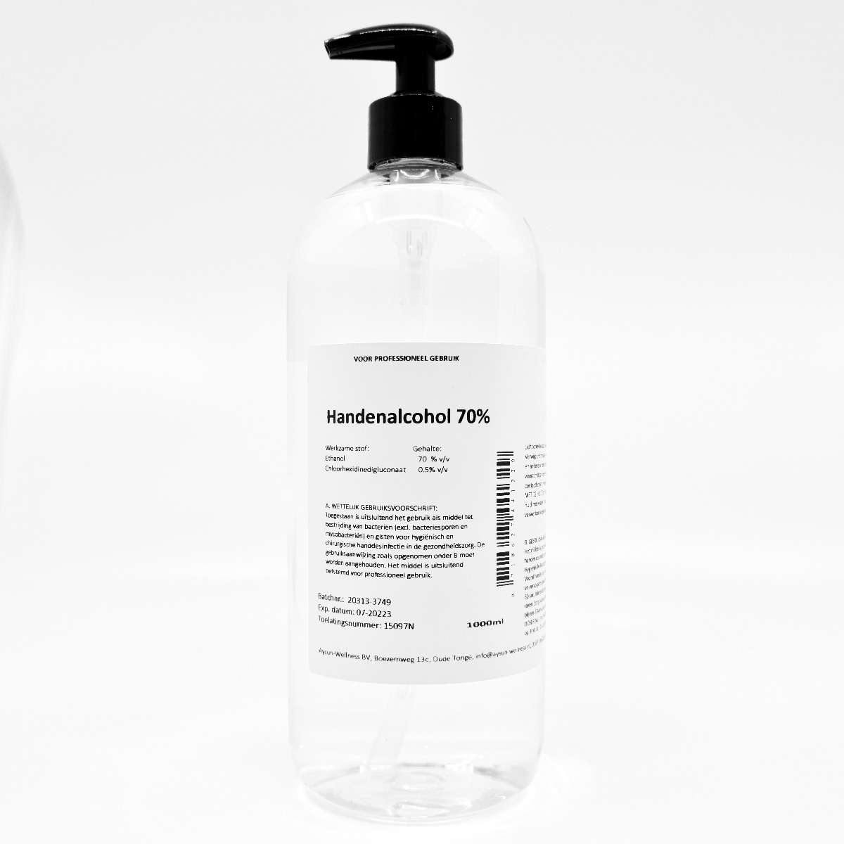 Handalcohol 70% met pompje