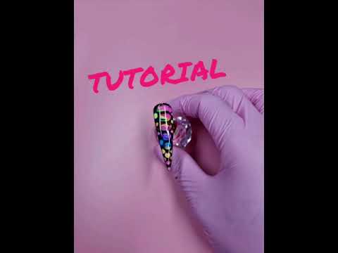 ????Beauty Label Fluoressence ????Nail Tutorial????