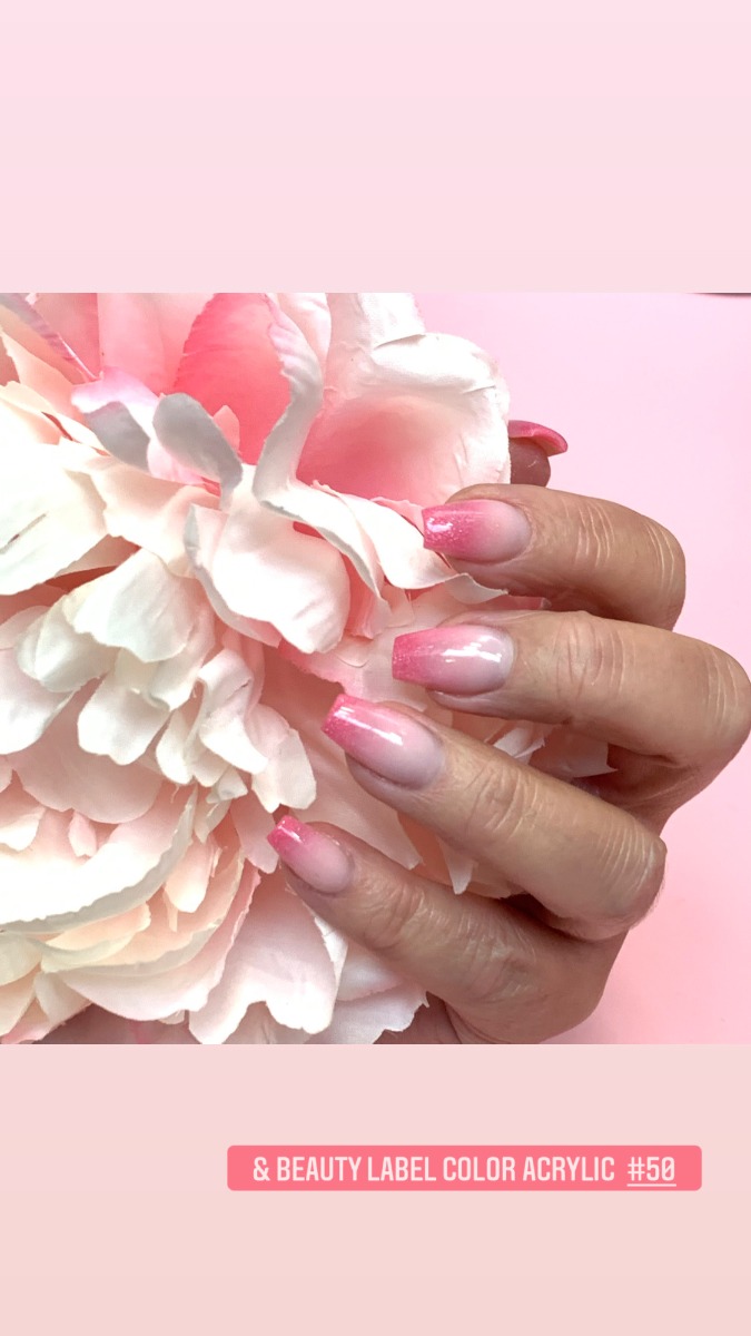 Beauty Label Color Acrylic Powders #50